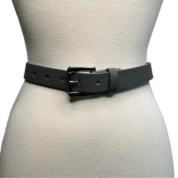 Talbots | Accessories | Nwot Talbots Gray Leather Belt L  display picture 1